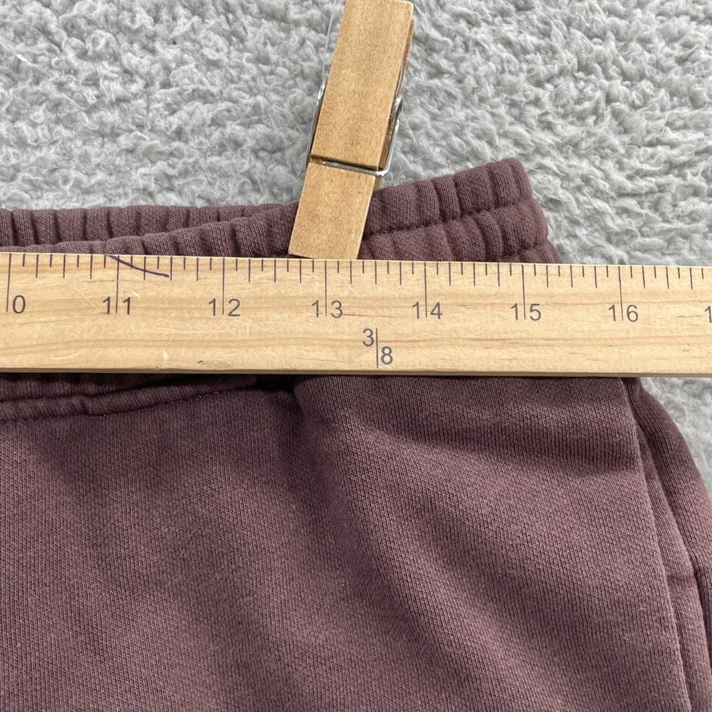 North Face Sweatpants Men's Medium Brown Fleece Cropped Gym Training Sports Gorp